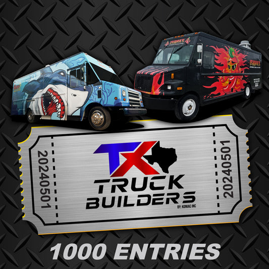 $100 = 1000 ENTRIES FOR A FOOD TRUCK GIVEAWAY